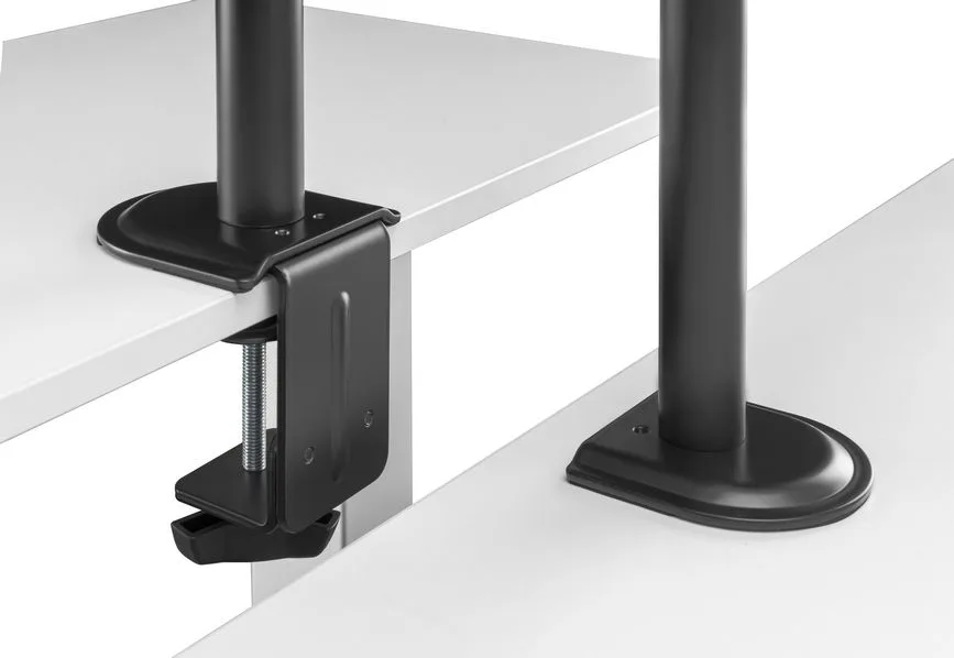 Equip Befestigungskit - neigbar - für 4 LCD-Anzeigen - Kunststoff, Metall - Schwarz - 43.2-81.3 cm (17-32), Ansicht 4