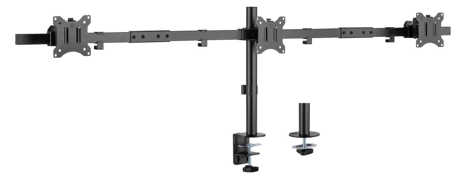 Equip Befestigungskit (Kabeldurchführungsklemme, Schrauben, Klemmhalterung, Stange zur Schreibtischmontage) 43.2-81.3cm