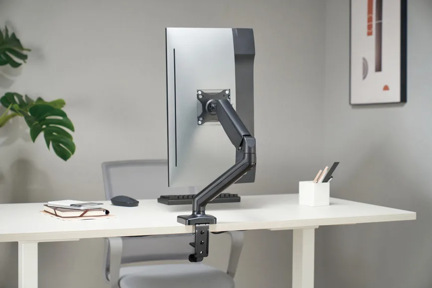 Equip Befestigungskit (Klammer, Tischplattenbohrung) - Gasfeder - für Flatpanel/Curved LCD-Display - 43.2-81.3 cm, Ansicht 7