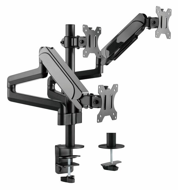 Equip Befestigungskit (Klemmmontagesockel, Tischplattenbohrung, Halterung für Display, Schrauben) - 43.2-68.6 cm 17-27