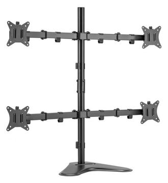 Equip Befestigungskit (Montagearm für Vierfach-Bildschirm) - neigbar - für 4 LCD-Anzeigen - 43.2-81.3 cm (17-32) von LumaTech