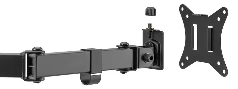 Equip Befestigungskit (Montagearm für Vierfach-Bildschirm) - neigbar - für 4 LCD-Anzeigen - 43.2-81.3 cm (17-32), Ansicht 3