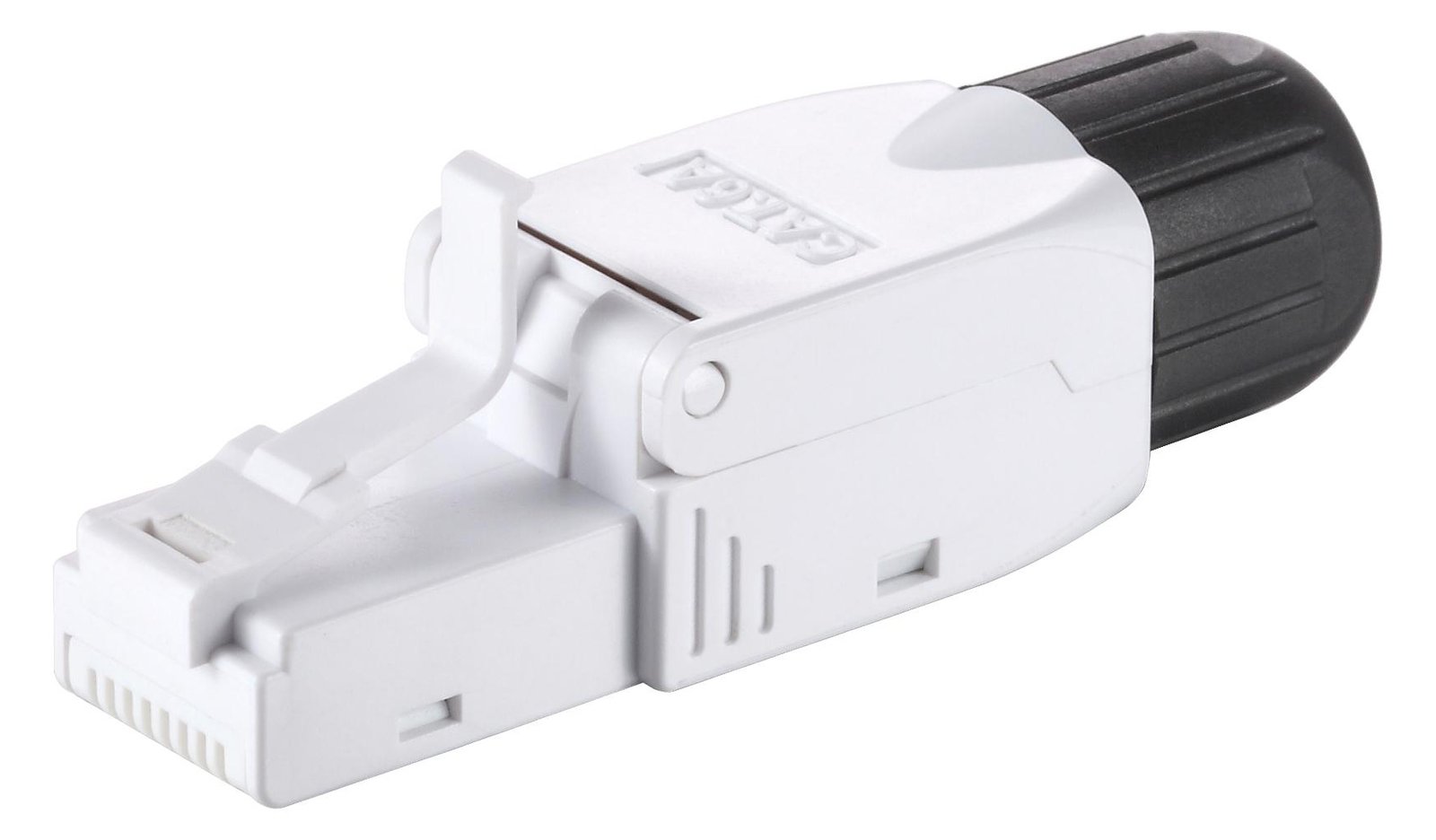 Equip Cat.6A Werkzeuglose RJ45-Stecker - 5 Stück/Set - RJ-45 - Schwarz - Weiß - Männlich - Gerade - Polycarbonat (PC)