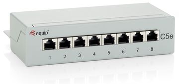 Equip Desktop - Patch Panel - CAT 5e - Hellgrau, RAL 7035 von LumaTech