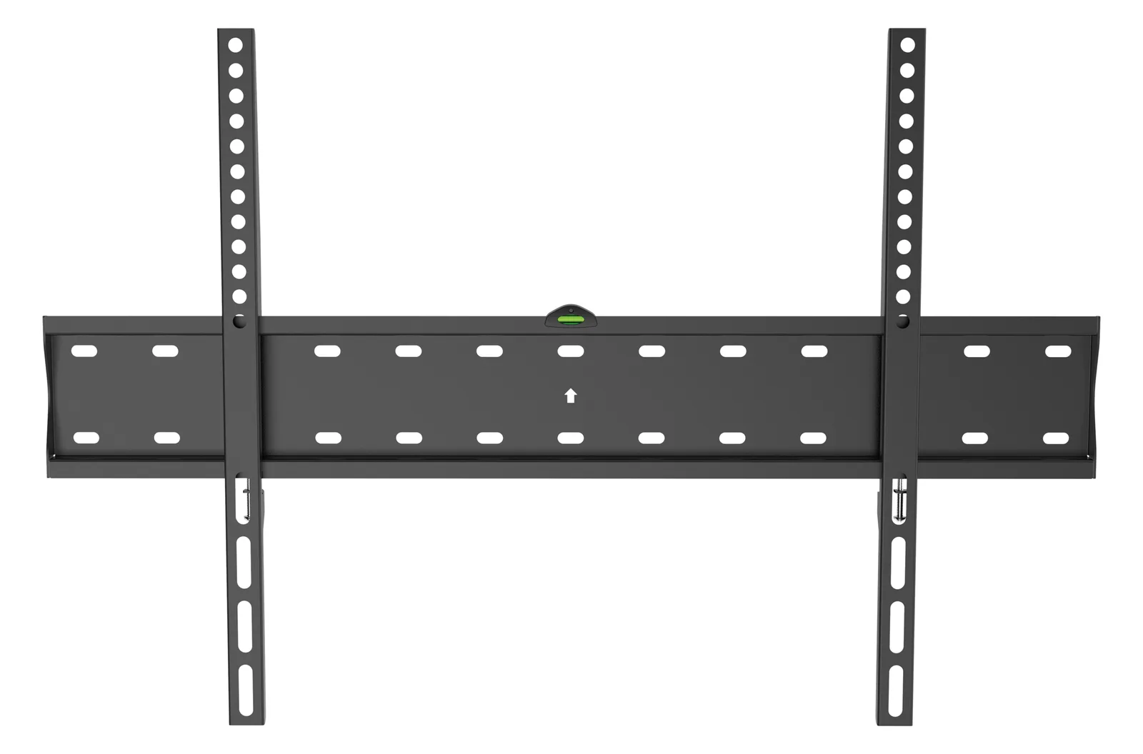 Equip Halterung - für Curved Panel/Flat Panel - fixed, slim - stainless steel - Schwarz (37-75), Ansicht 4