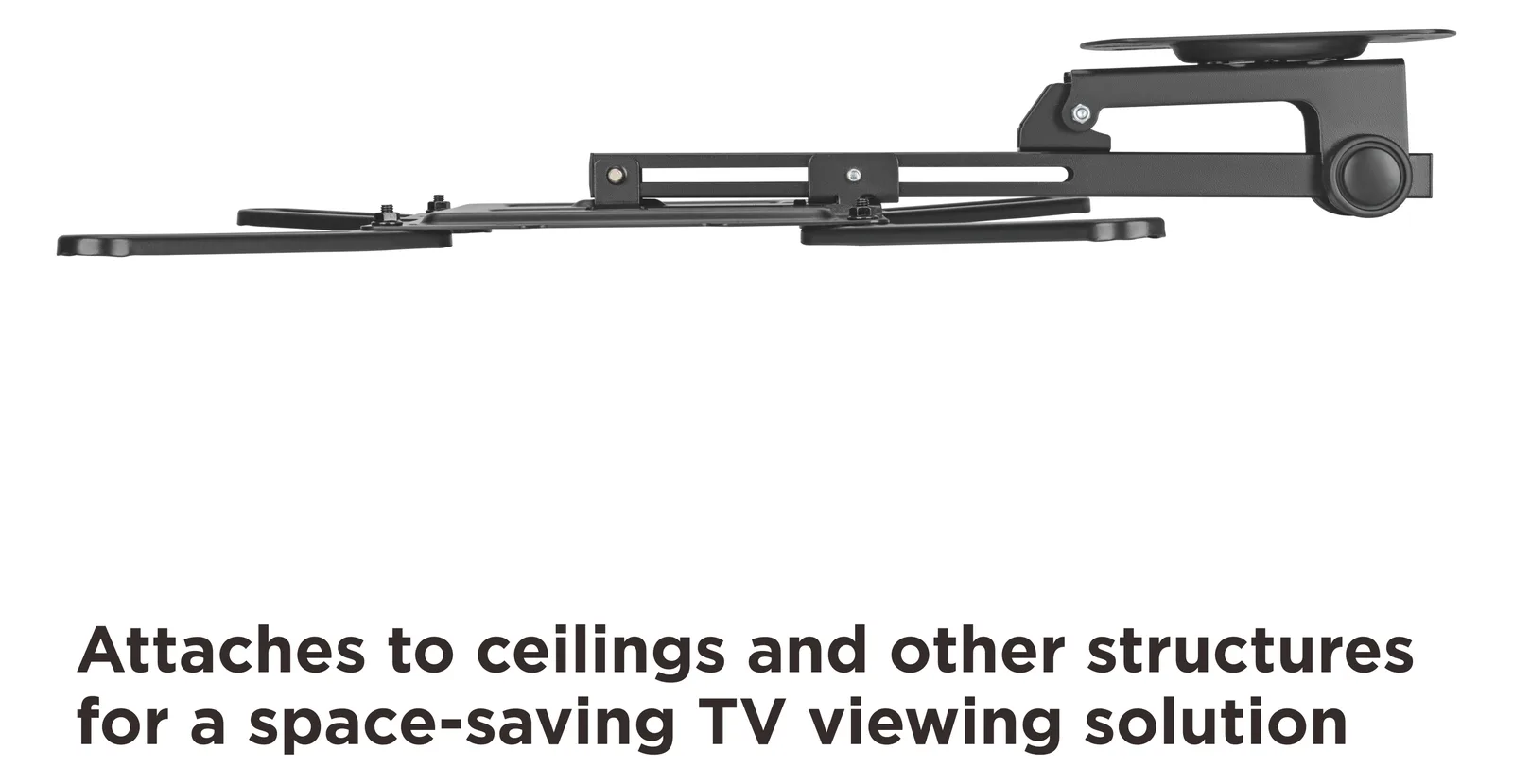 Equip Halterung - für Curved Panel/Flat Panel - stainless steel - Schwarz - Bildschirmgröße: 58.4-139.7 cm (23-55), Ansicht 4