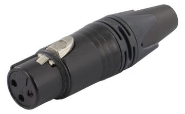 Equip Kabelverbinder 3-Polig Buchse schwarz von LumaTech