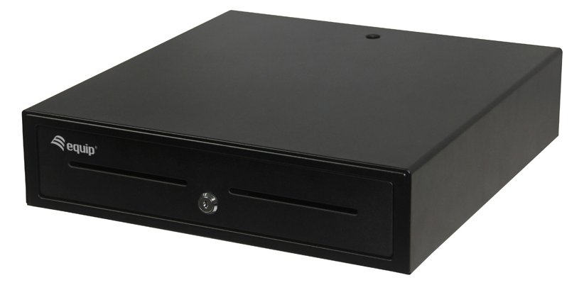Equip Kassenschublade für POS-System - 4 Geldschein- und 8 Münzfächer - Münzfächer herausnehmbar - RJ11-Anschluss