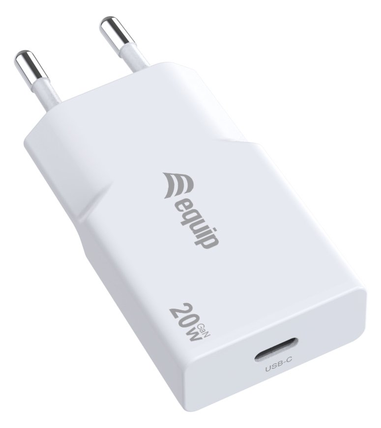 Equip Ladegerät 1Port USB-C PD3.0 GaN Slim 20W weiß