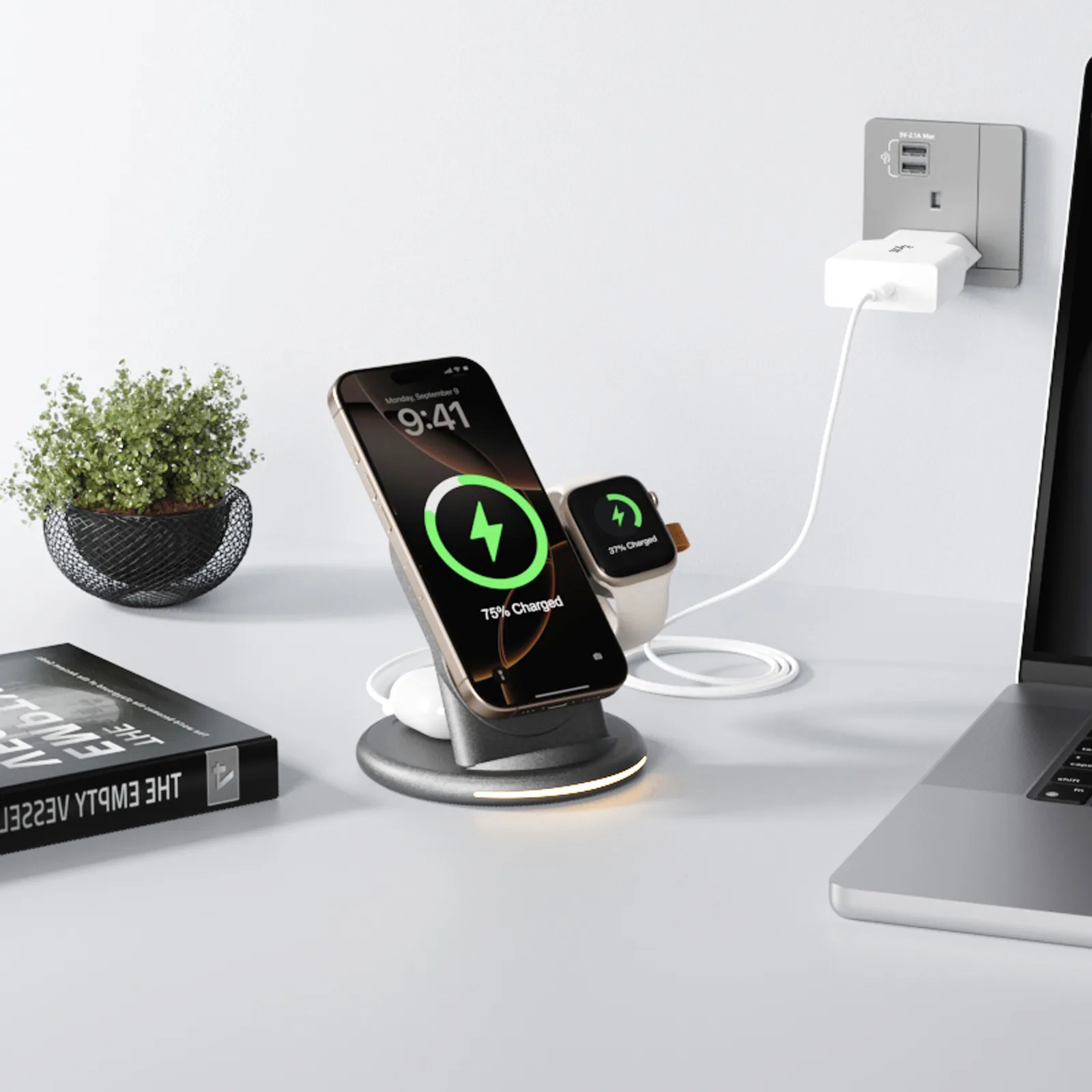 Equip Ladegerät 1Port USB-C PD3.0 GaN Slim 20W weiß, Ansicht 3
