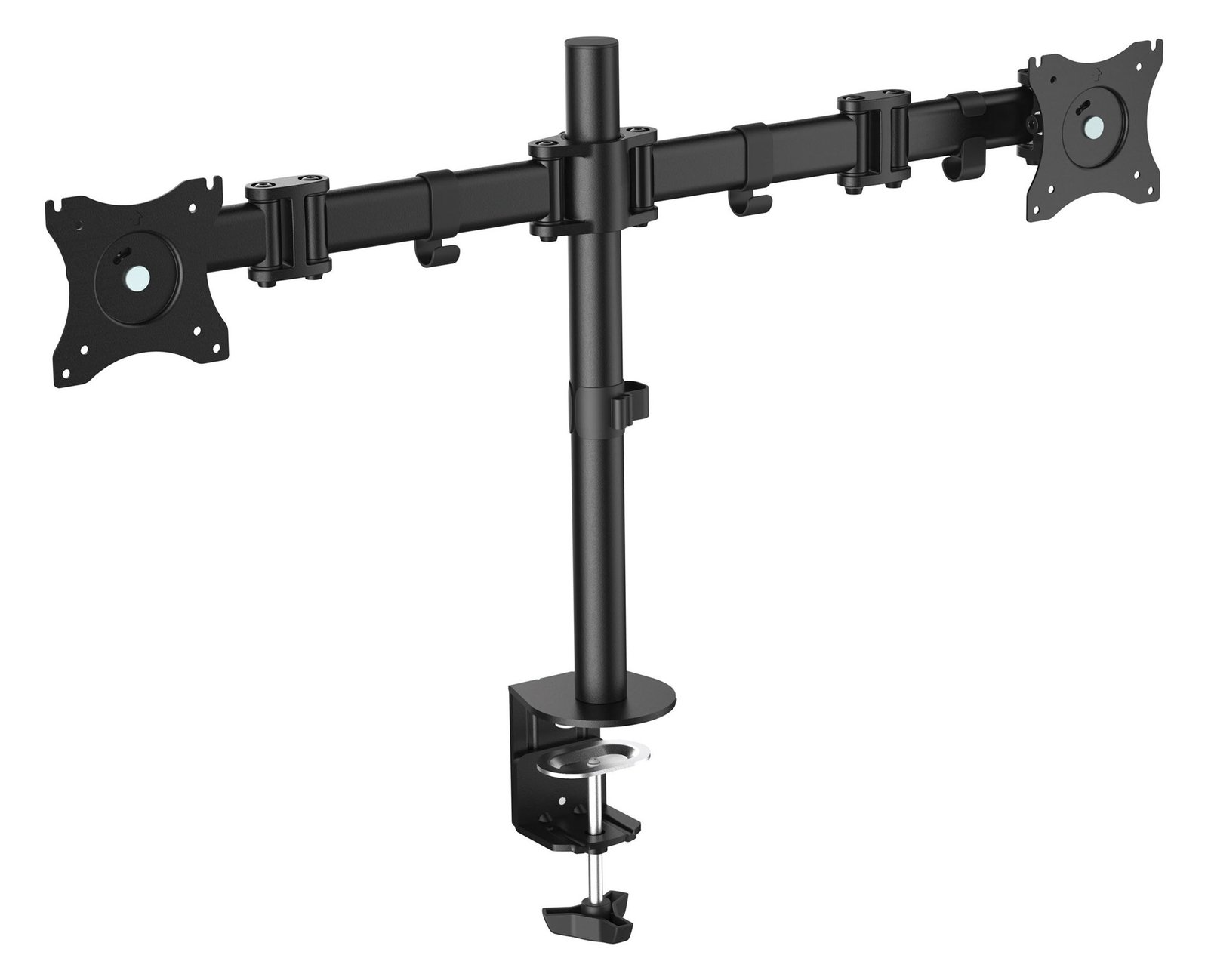 Equip Life - Befestigungskit (Tischmontage, 2 Gelenkarme, Montage uneingeschränkte Bewegung, 2 VESA-Adapter) 33-68.6 cm