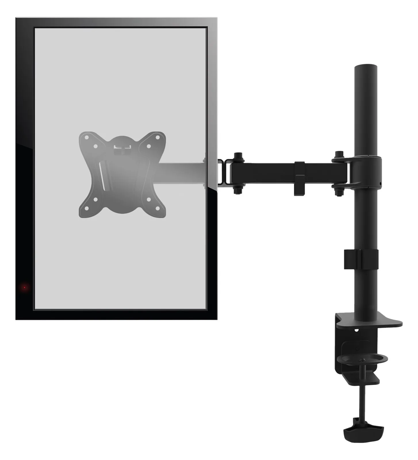 Equip Monitor Desk Mount Bracket - Befestigungskit - für Monitor - pulverbeschichtet schwarz - 33-68.6 cm (13-27), Ansicht 2