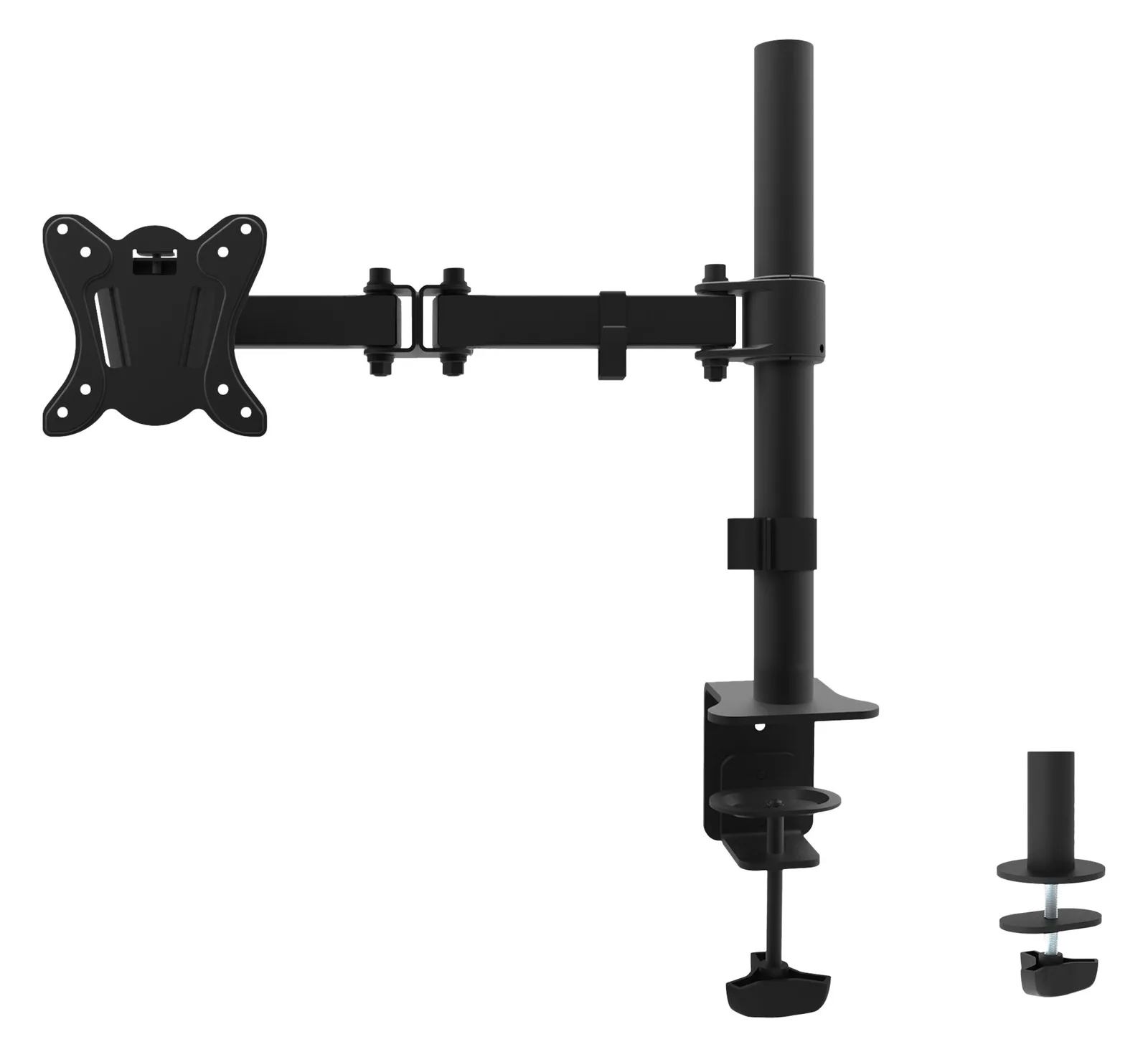 Equip Monitor Desk Mount Bracket - Befestigungskit - für Monitor - pulverbeschichtet schwarz - 33-68.6 cm (13-27), Ansicht 3