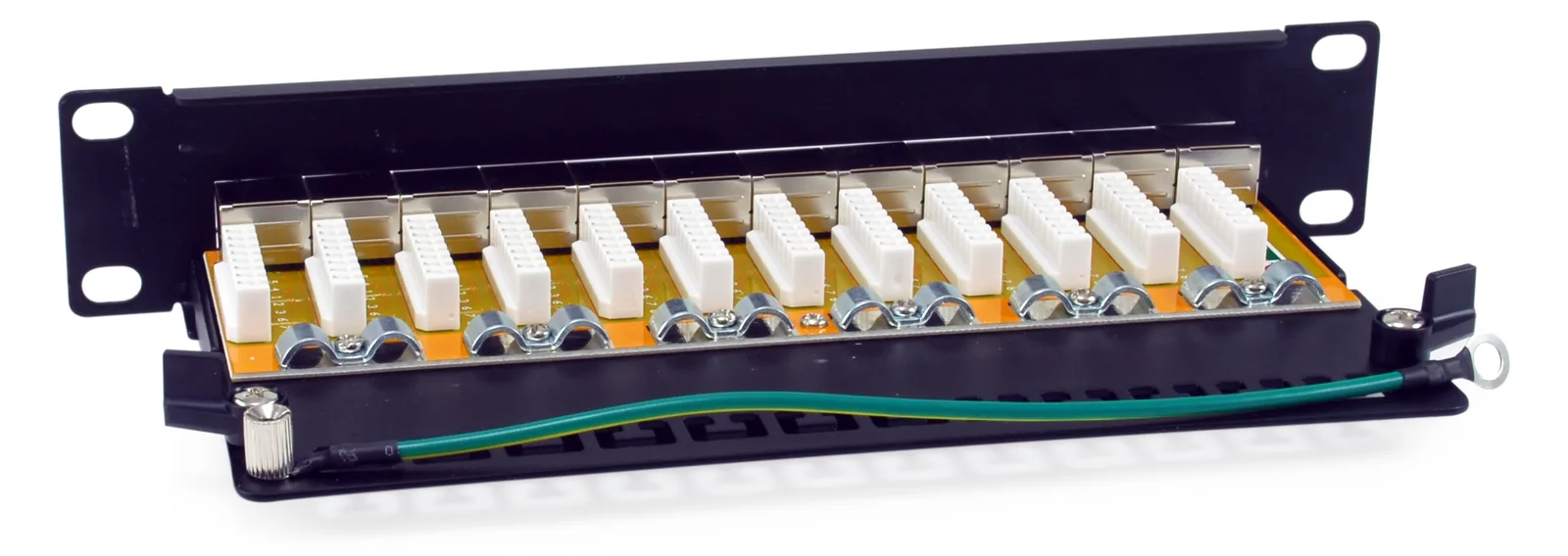 Equip Patchpanel 12x RJ45 Cat6A 10 FTP 1HE Premium schwarz - Patch-Panel - Ethernet, Ansicht 4