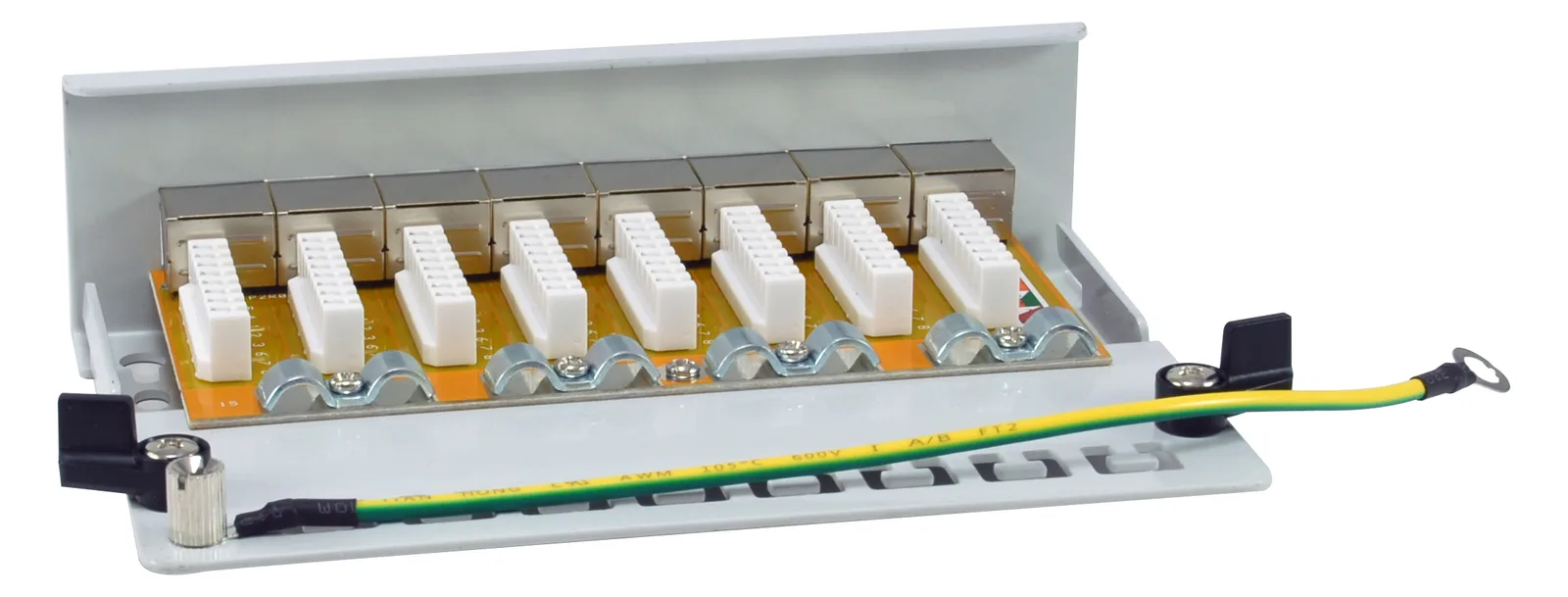 Equip Patchpanel 8x RJ45 Cat6A FTP 1HE Keystone Montage gr - Patch-Panel - Ethernet, Ansicht 4