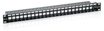 Equip Patch-Panel mit Kabelverwaltung - CAT 6 - UTP - Schwarz - 1U - 48.3 cm (19) von LumaTech