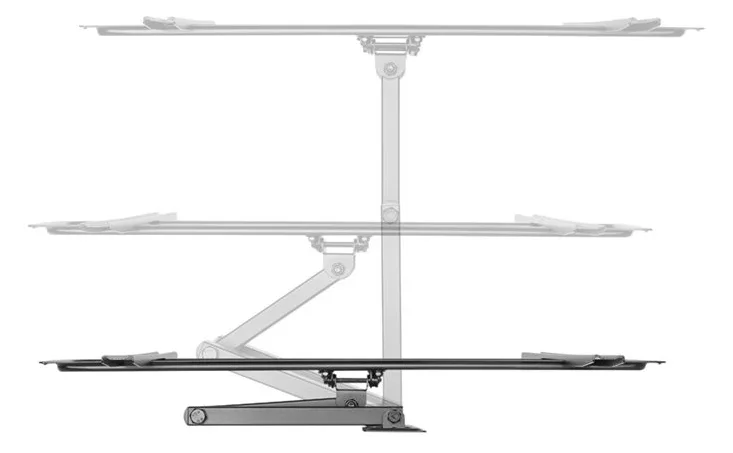 Equip Pro - Aufstellung - für Monitor - Stahl, Preßspan, Ansicht 2