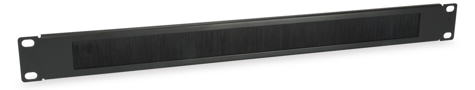 Equip Pro - Kabelabdeckung mit Bürsten - Schwarz, RAL 9005 - 1U - 48.3 cm (19)