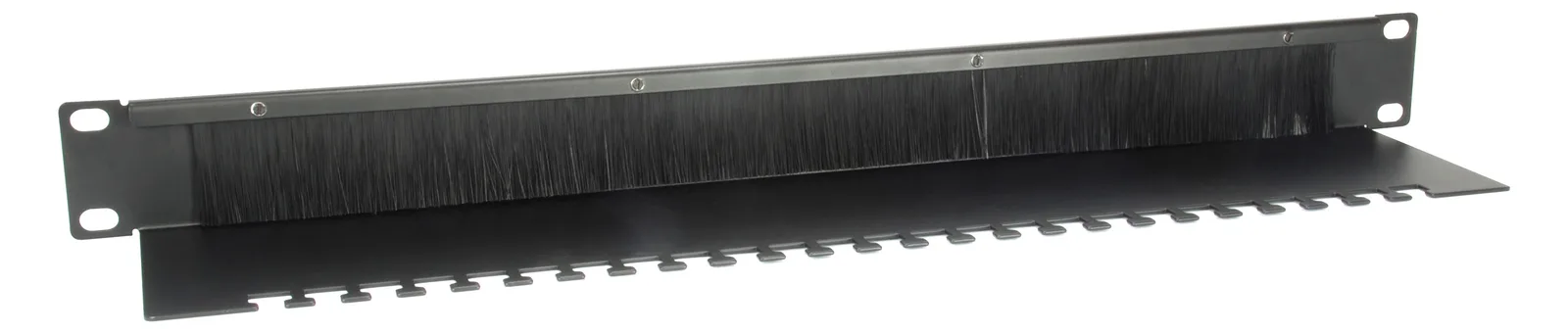 Equip Pro - Kabelabdeckung mit Bürsten - Schwarz, RAL 9005 - 1U - 48.3 cm (19), Ansicht 2