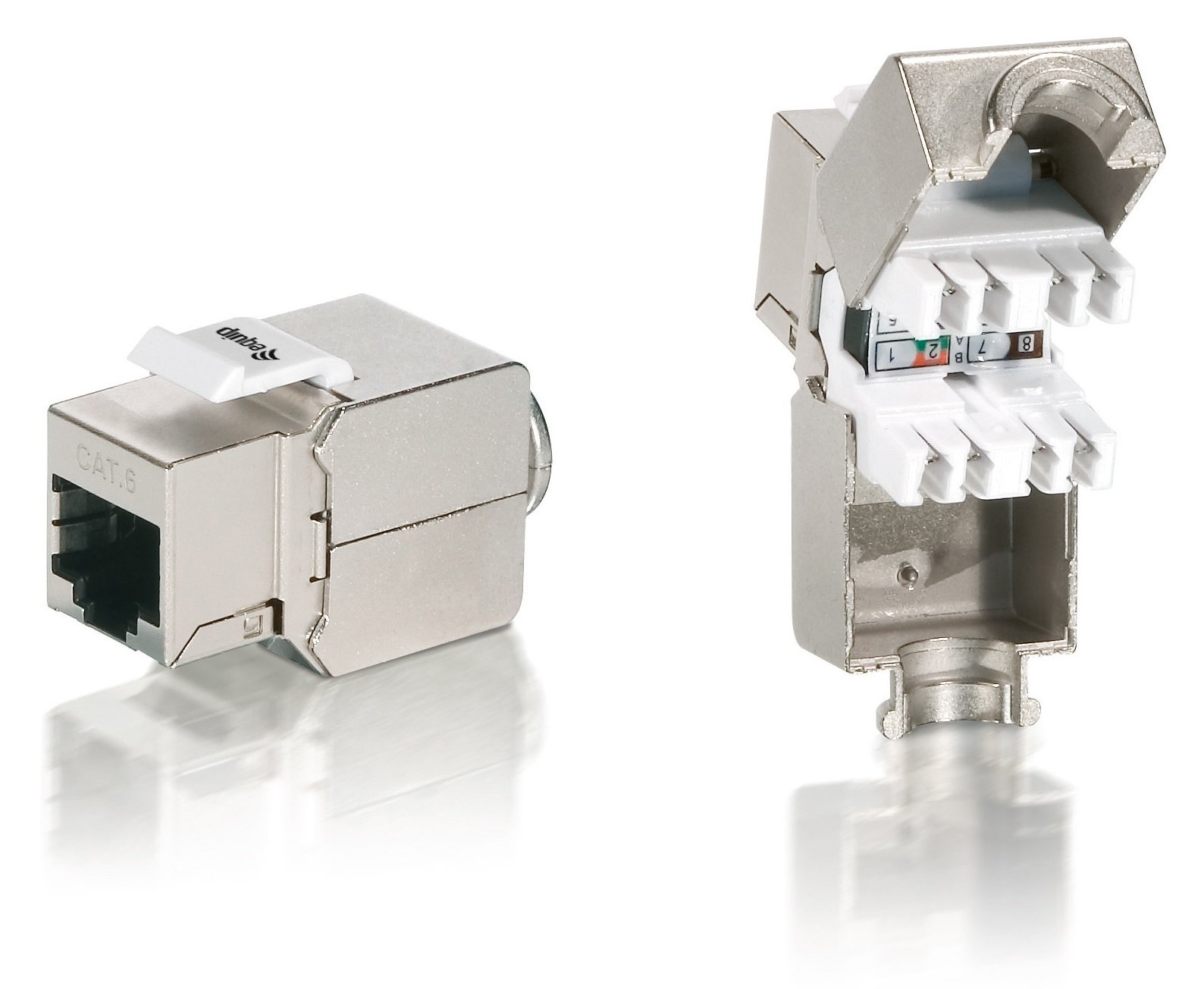 Equip Pro - Keystone Jack - CAT 6 - RJ-45 (Packung mit 8)