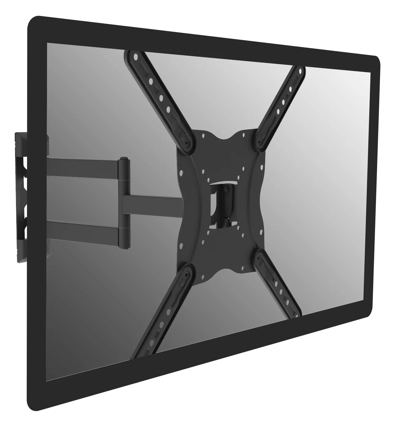 Equip Pro - Klammer - neigbar - für Flachbildschirm - Stahl - Schwarz - Bildschirmgröße: 58.4-139.7 cm (23-55) - 90°, Ansicht 3