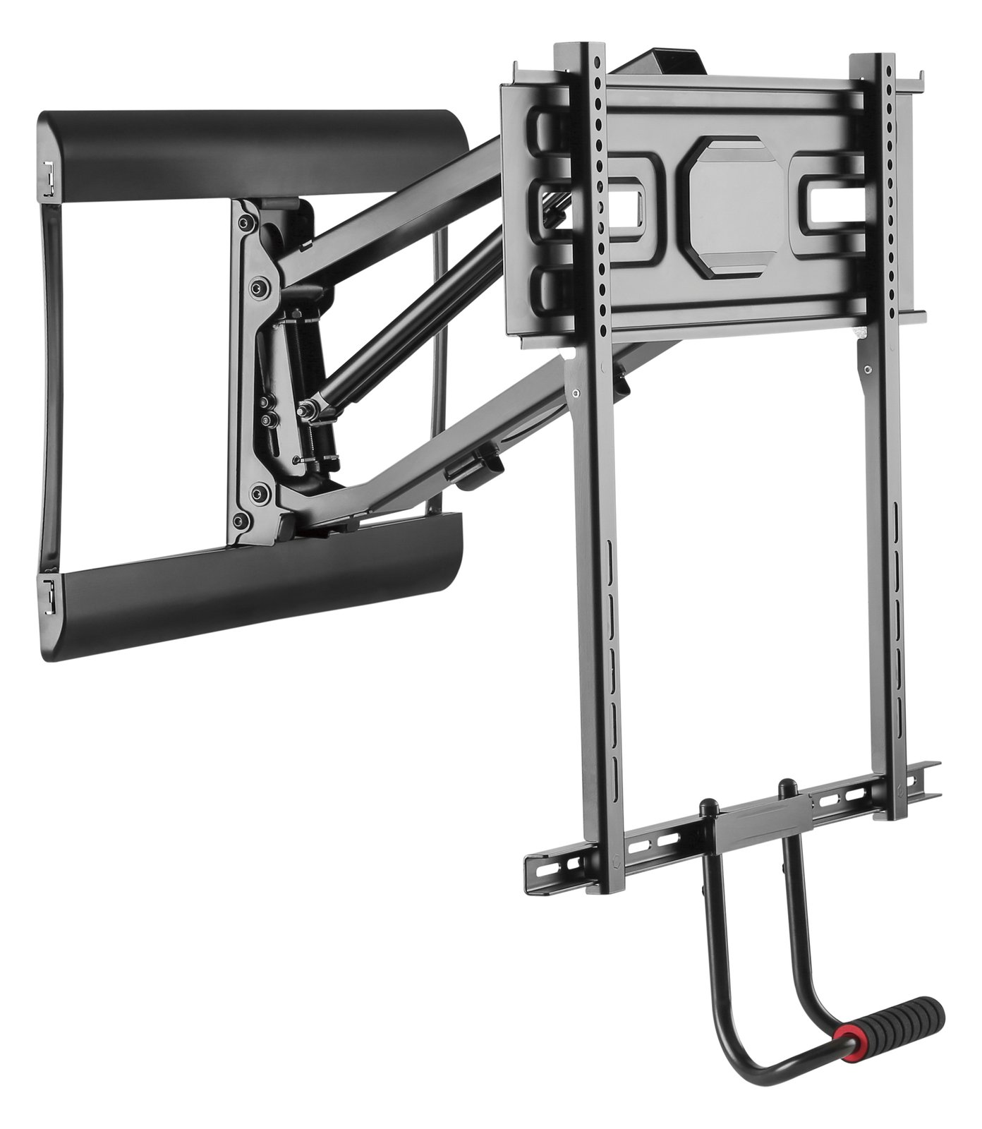 Equip Pro - Klammer - Pull-Down - für Flachbildschirm - Kunststoff, Stahl - Schwarz - Bildschirmgröße: 43-70