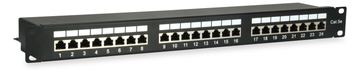 Equip Pro - Patch Panel - CAT 5e - RJ-45 X 24 - Schwarz - 1U - 48.3 cm (19) von LumaTech