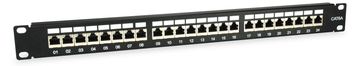 Equip Pro - Patch Panel - CAT 6a - RJ-45 X 24 - Schwarz - 1U - 48.3 cm (19) von LumaTech