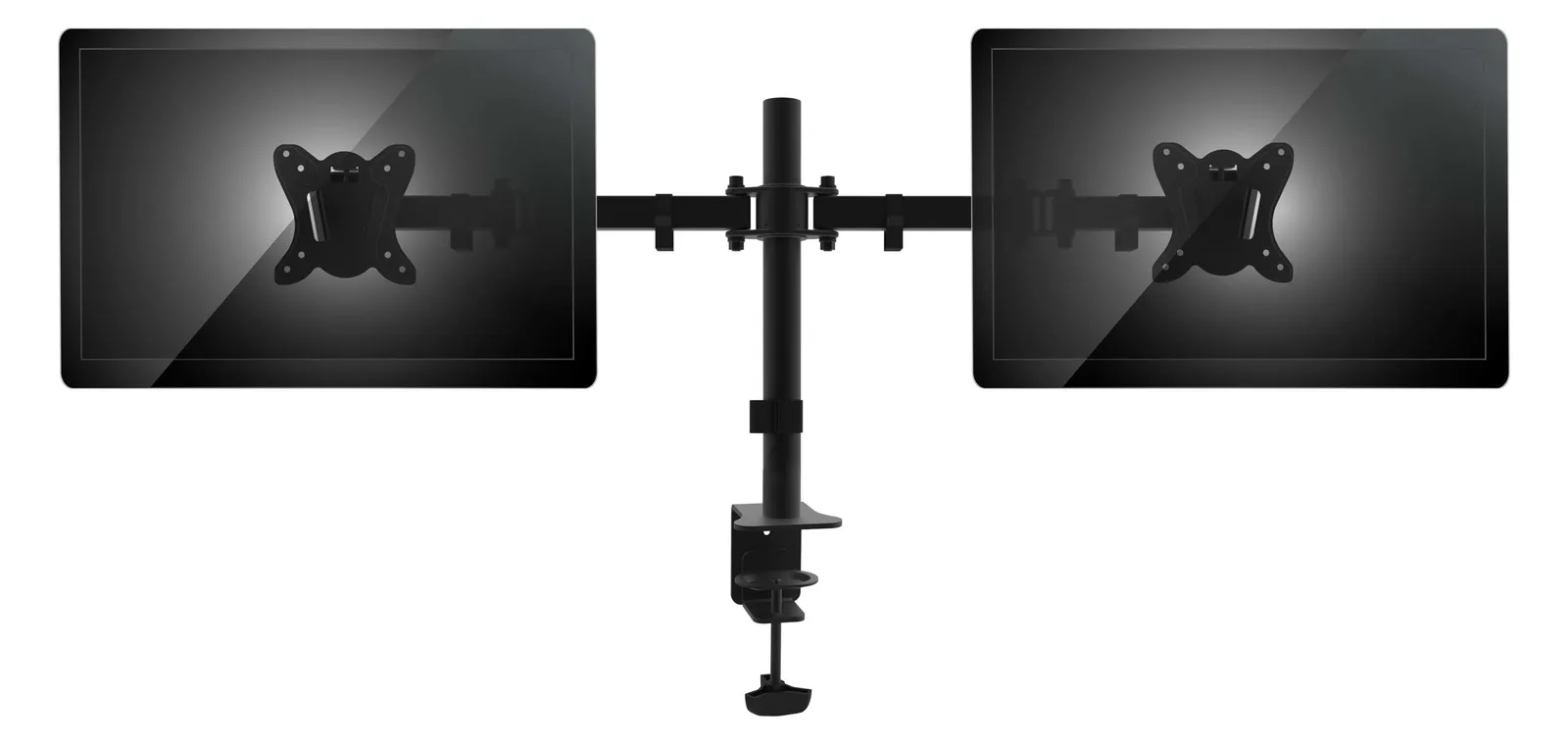 Equip Pro Articulating Dual Monitor Desk Mount Bracket - Befestigungskit - Voll beweglich - 2 LCD-Displays - 33-68.6 cm, Ansicht 3