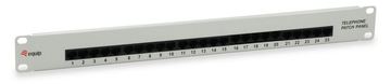 Equip Pro ISDN - Patch Panel - CAT 3 - RJ-45 X 25 - Hellgrau - 1U - 48.3 cm (19) von LumaTech