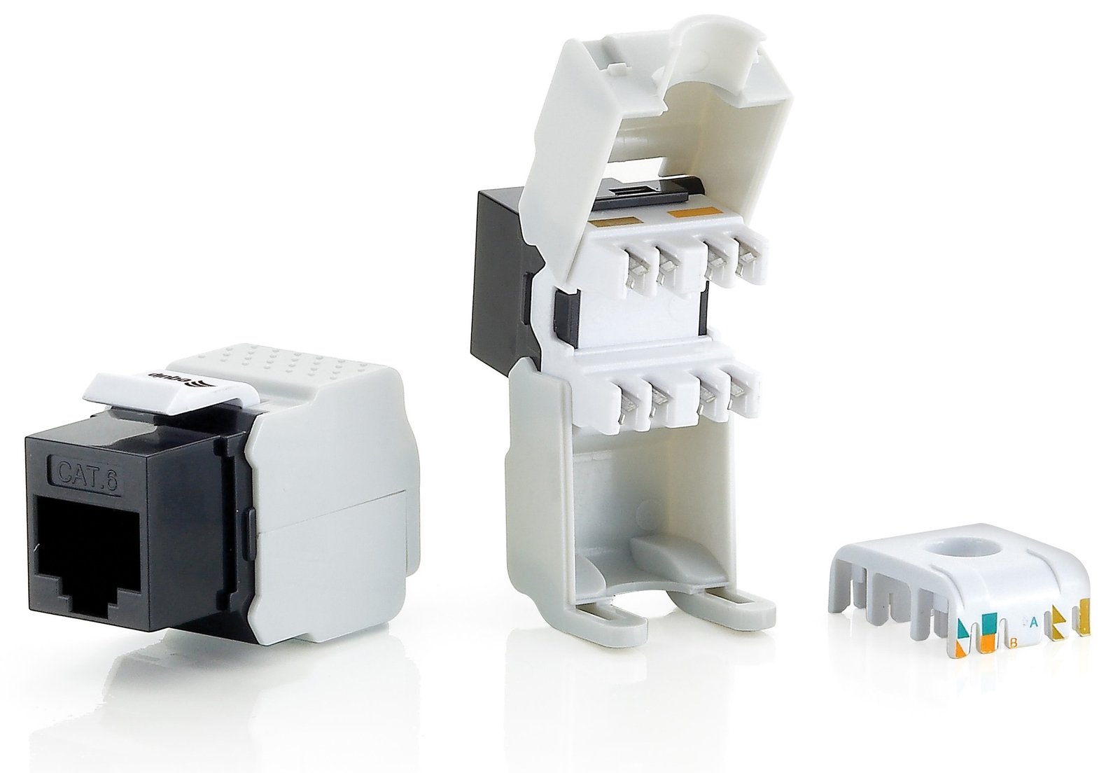 Equip Professional - Modulare Eingabe - CAT 6 - UTP - RJ-45 (Packung mit 8)