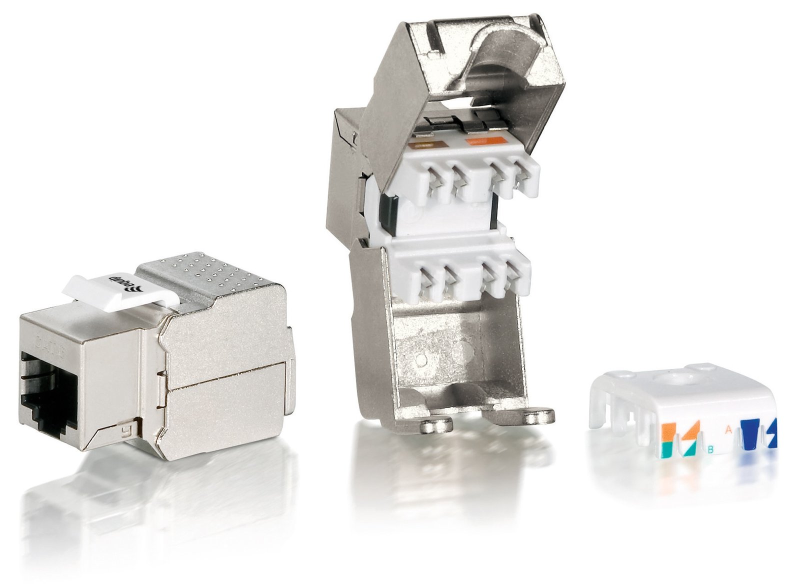 Equip Professional - Modulare Eingabe - CAT 6a - STP - RJ-45 (Packung mit 8)