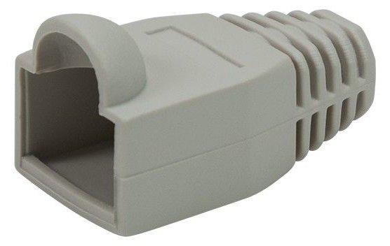 Equip RJ45 Knickschutztülle - Kabelschuh - Grau - RJ-45 - 100 Stück(e) - 14,3 mm - 25,8 mm