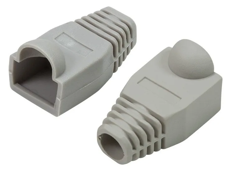 Equip RJ45 Knickschutztülle - Kabelschuh - Grau - RJ-45 - 100 Stück(e) - 14,3 mm - 25,8 mm, Ansicht 2