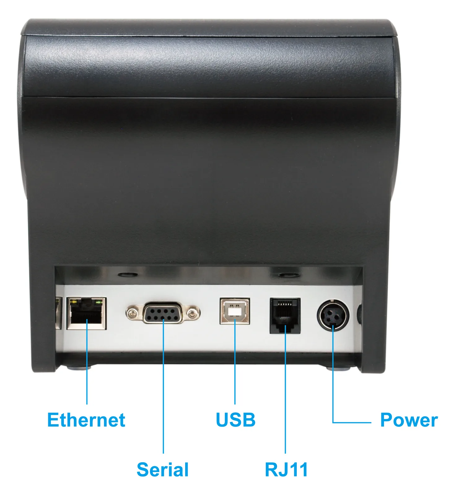 Equip Thermodrucker 58/80mm USB/Ethernet/Serial/+ schwarz - POS-Drucker - Thermotransferdruck, Ansicht 3