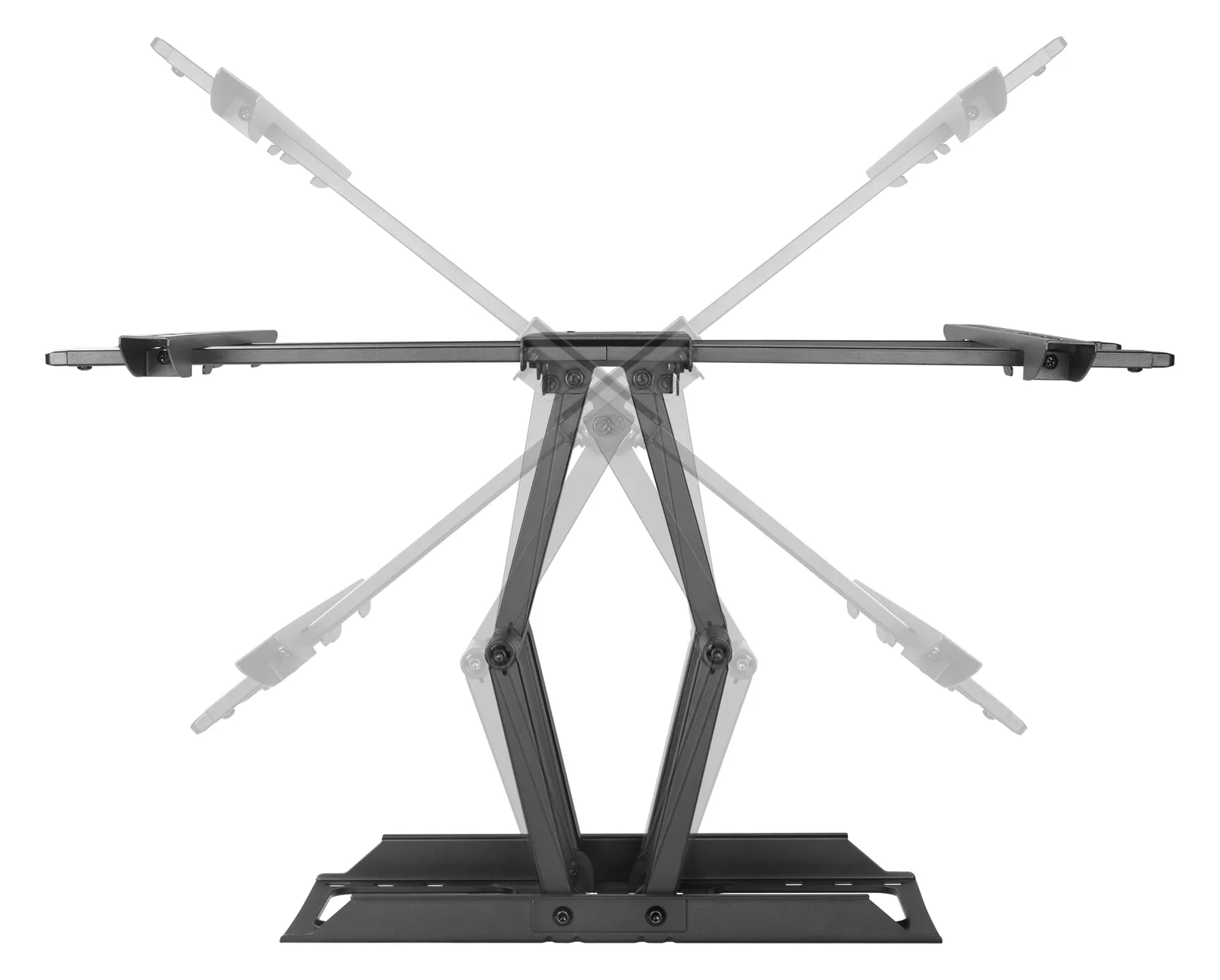 Equip Tischfuß 37-80/60kg 1TFT fest sw, Ansicht 3