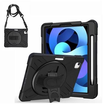 eSTUFF CHICAGO - Hintere Abdeckung für Tablet - Polycarbonat, Silikon - Schwarz - für Apple 11-inch iPad Pro (M4) von LumaTech