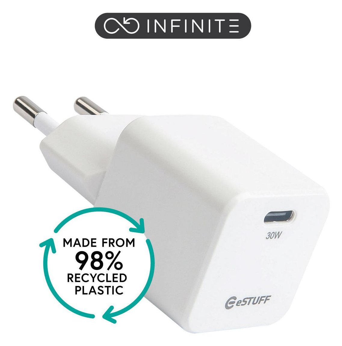 eSTUFF ES637027-BULK - Drinnen - AC - 20 V - Weiß