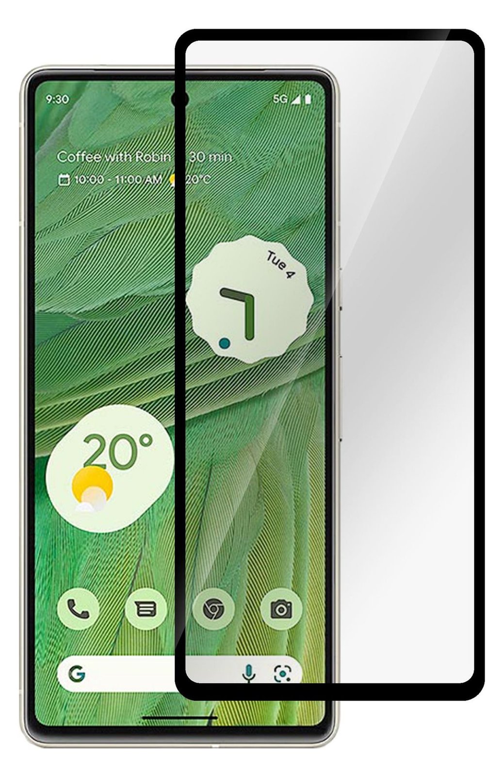 eSTUFF Google Pixel 9/9 Pro Screen Protector. Full Cover