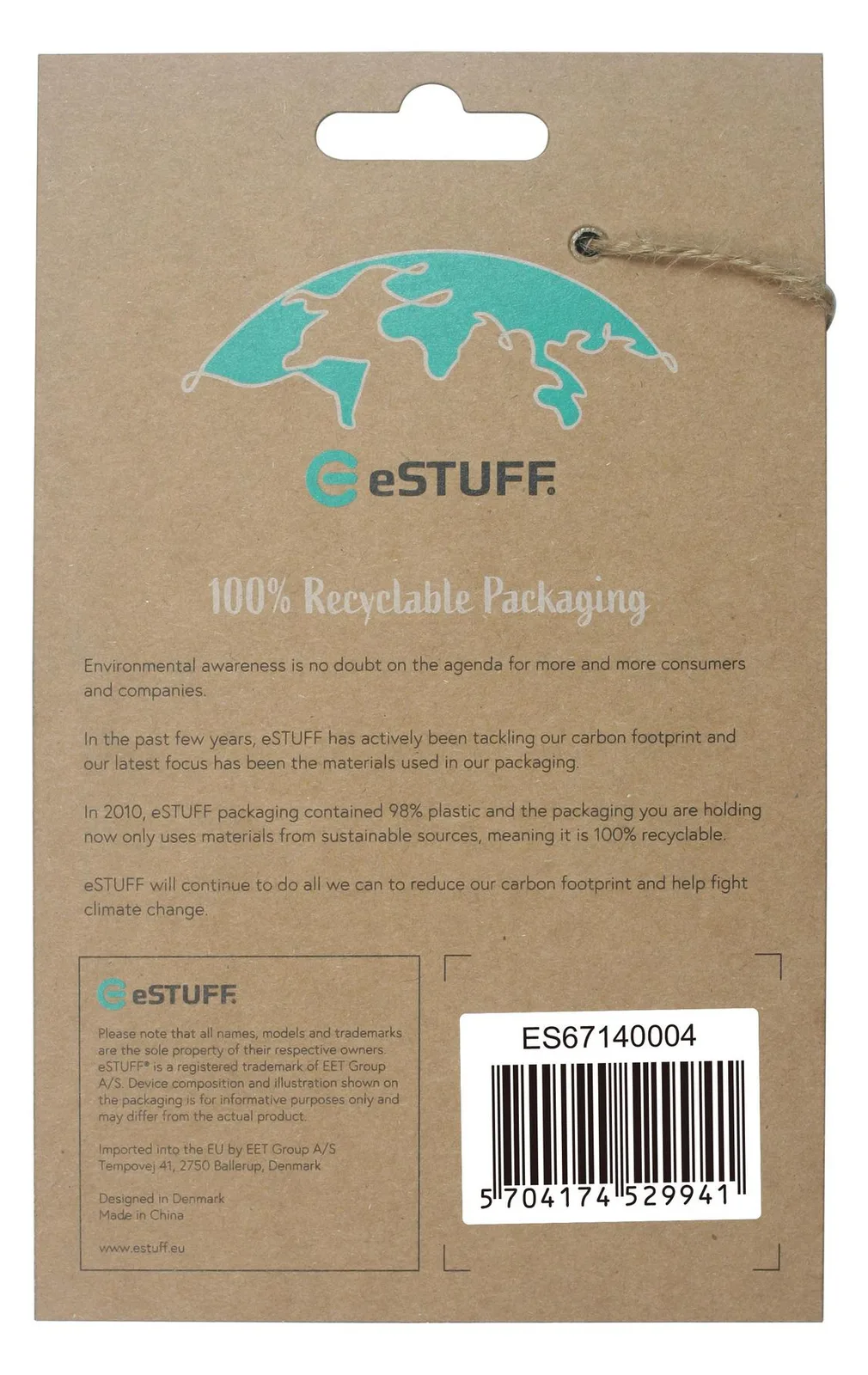 eSTUFF Hintere Abdeckung für Mobiltelefon - kompatibel mit MagSafe - Thermoplastisches Polyurethan (TPU), Ansicht 4