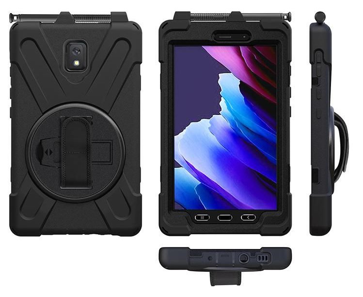 eSTUFF Hintere Abdeckung für Tablet - Silikon, hartes Polykarbonat