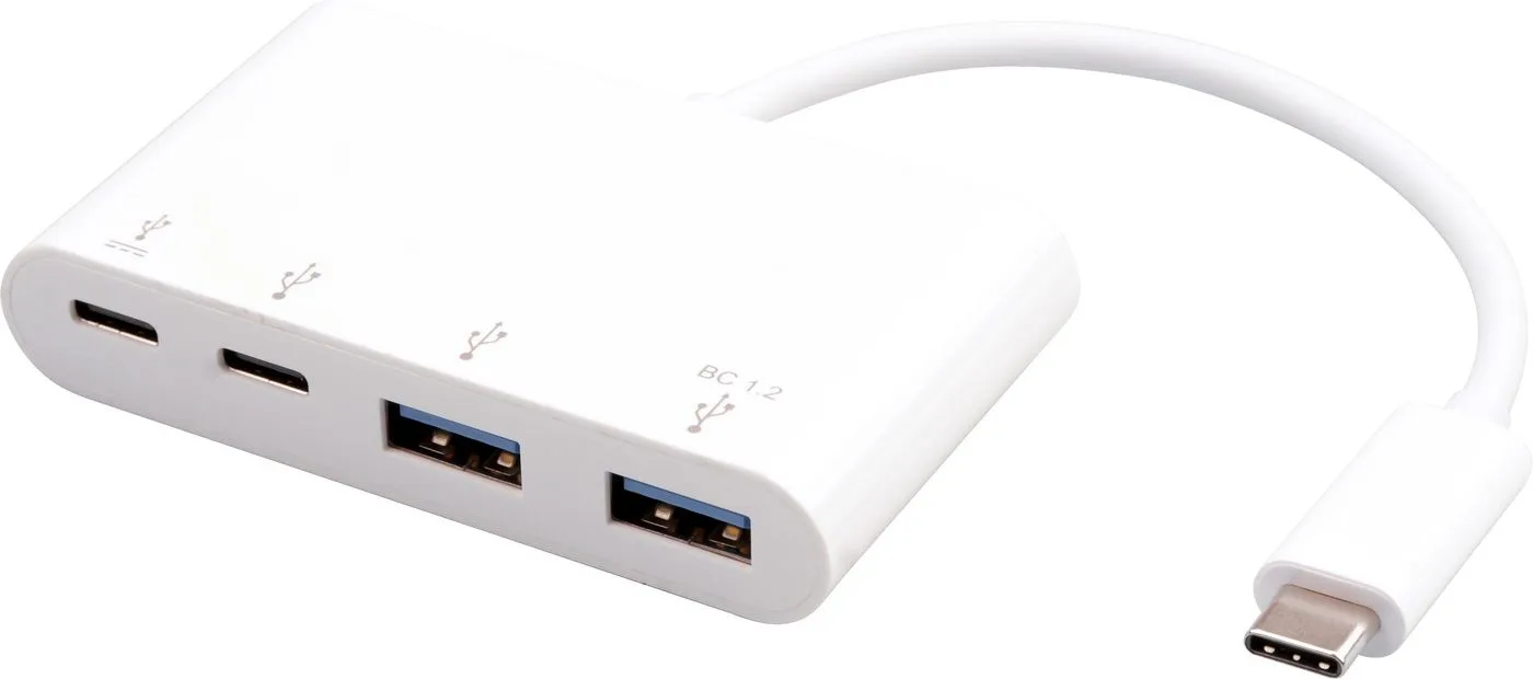eSTUFF Hub - USB-C, 2x USB 3.0, 2x USB-C 3.1, Ansicht 4