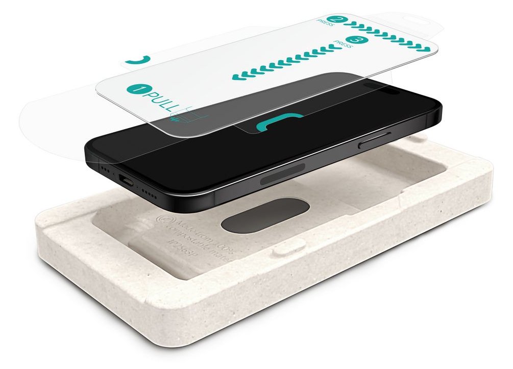 eSTUFF INFINITE GRS iPhone 16 Protector. 100% recycled plastic. Titan Shield