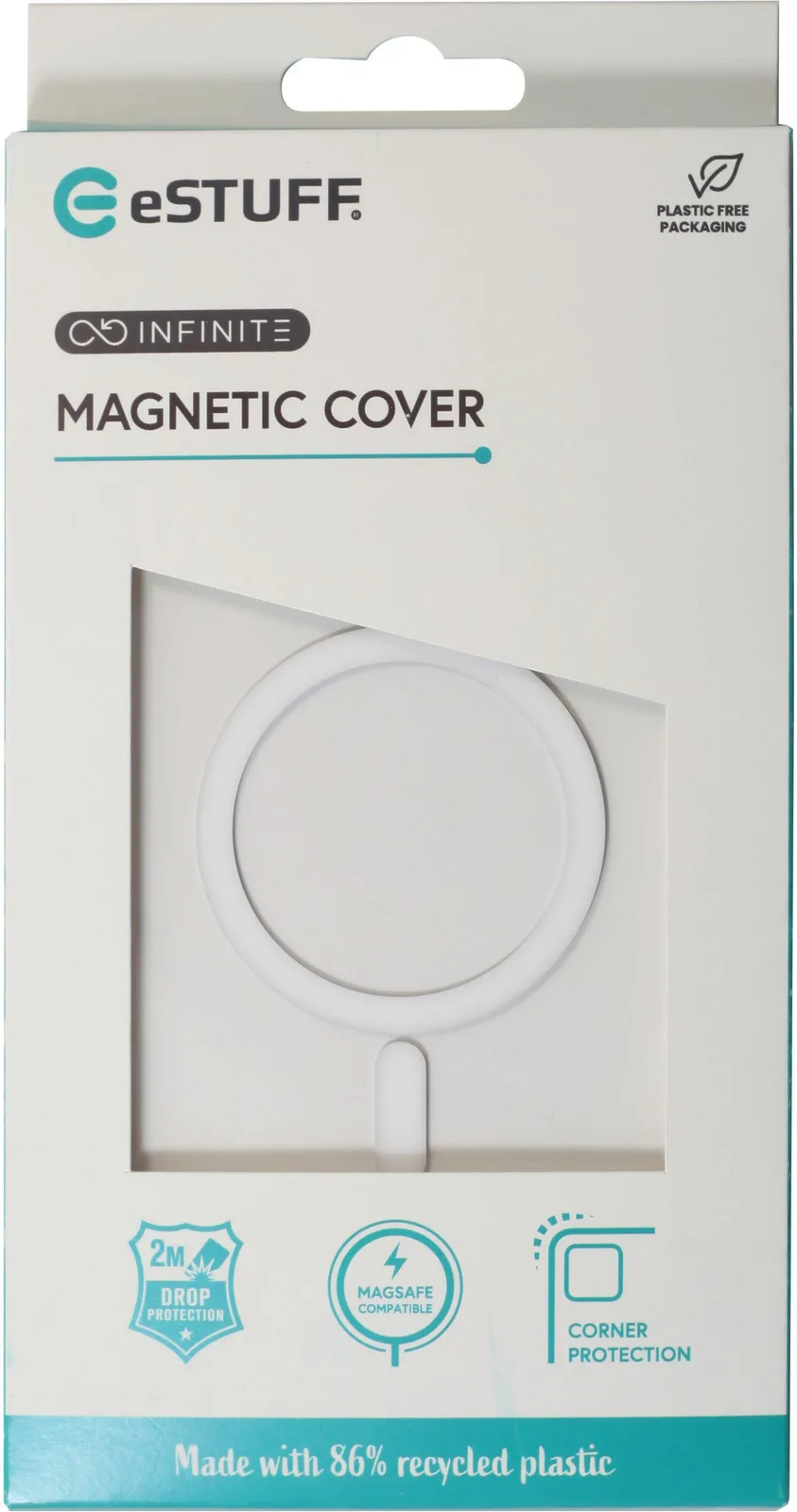 eSTUFF INFINITE GRS OSLO iPhone 15 Clear Magnetic Cover. ES67141012, Ansicht 2