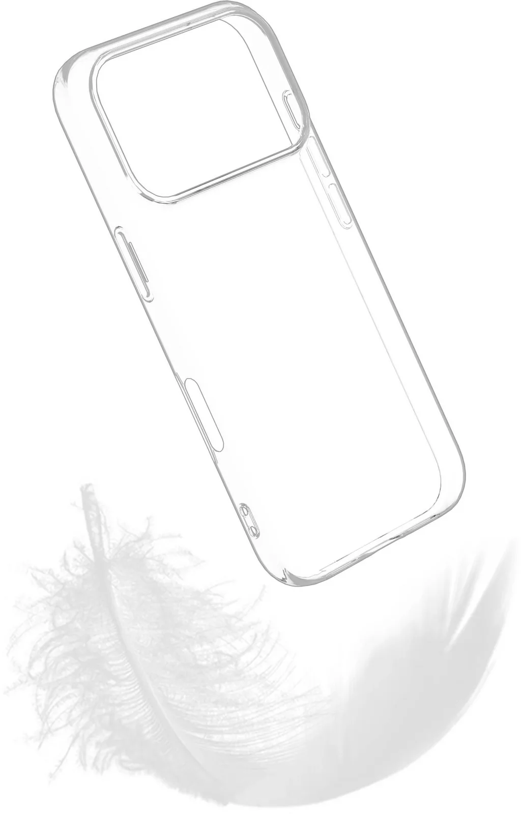 eSTUFF INFINITE GRS VIENNA iPhone 17 Pro Clear Cover. Material, Ansicht 2