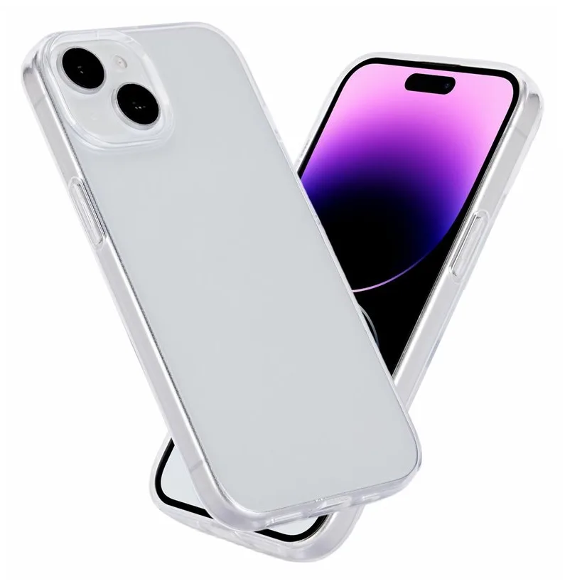 eSTUFF Infinite Vienna - Hintere Abdeckung für Apple iPhone 15 - kompatibel mit MagSafe - TPU - Transparent/Clear, Ansicht 3