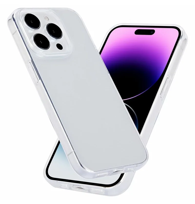 eSTUFF Infinite Vienna - Hintere Abdeckung für Apple iPhone 15 Pro - kompatibel mit MagSafe - TPU - Transparent/Clear, Ansicht 2
