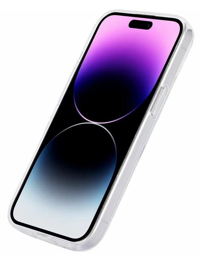 eSTUFF Infinite Vienna - Hintere Abdeckung für Apple iPhone 15 Pro Max - kompatibel mit MagSafe - TPU - Transparent/Clear, Ansicht 2
