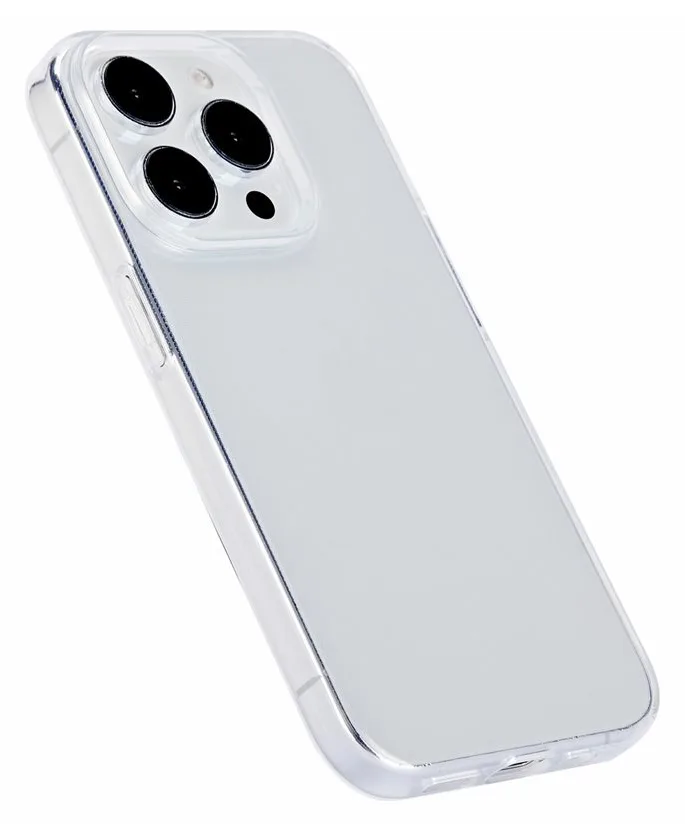 eSTUFF Infinite Vienna - Hintere Abdeckung für Apple iPhone 15 Pro Max - kompatibel mit MagSafe - TPU - Transparent/Clear, Ansicht 4
