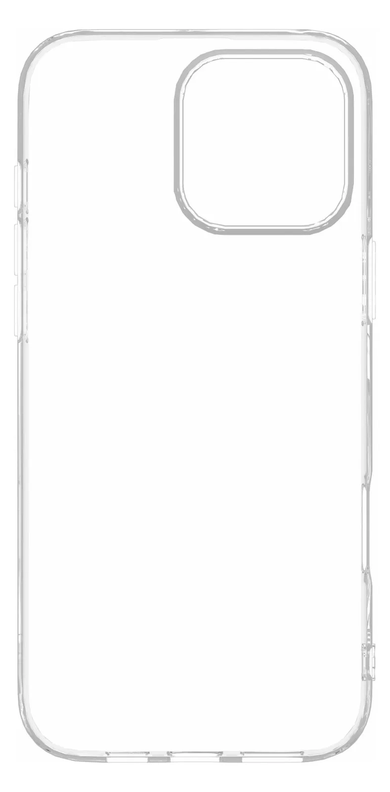 eSTUFF Infinite Vienna - Hintere Abdeckung für Apple iPhone 16 Pro Max - Thermoplastisches Polyurethan (TPU) - transparent, Ansicht 3
